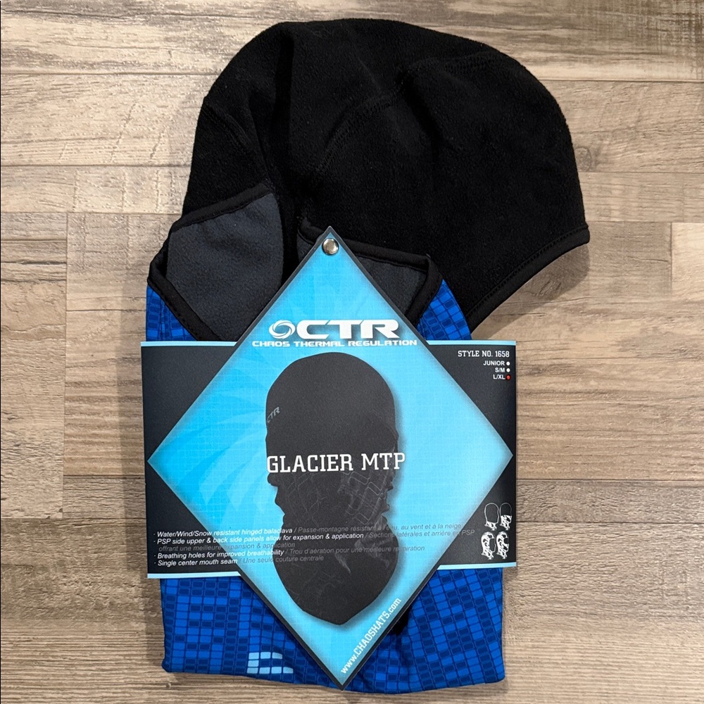 Glacier MTP Black and Blue Face Mask